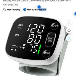 Blood Pressure Wrist Cuff