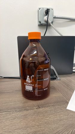 NEW 2L Amber Laboratory Glass Bottles GL45 – Borosilicate – Bulk Available