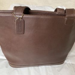 Coach Tote Leather Bag 