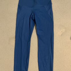 Nwt Womens Crz Yoga Blue Leggings 