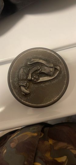 Old Metal Storage Tin 