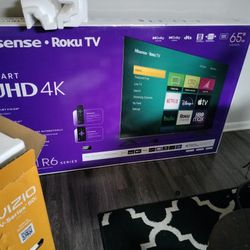 Hisense.Ruku Tv 65 & Vizio 50 Inc