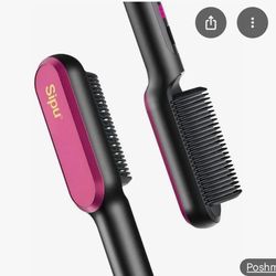 Sipu Hair Straightener Brush - Hair Straightener Comb 