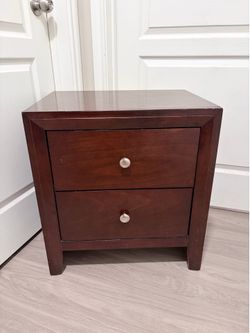 Rustic brown (real wood) night stand