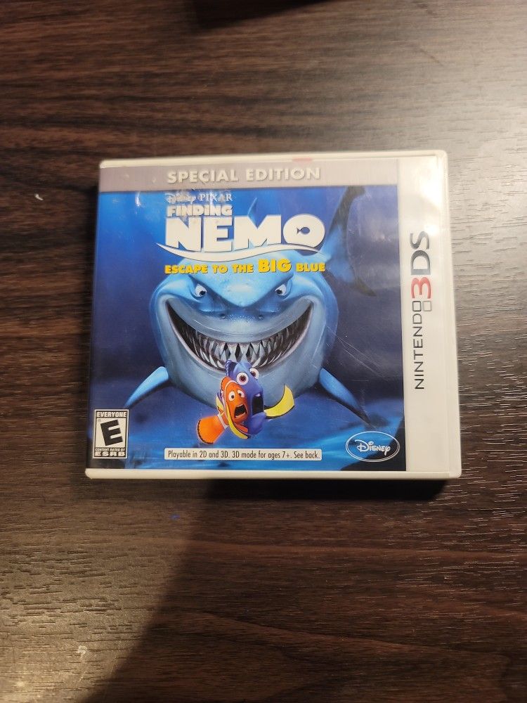 Special Edition Finding Nemo: Escape To The Big Blue Nintendo 3DS Game