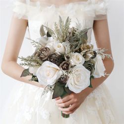 Wedding Bouquet Artificial Roses