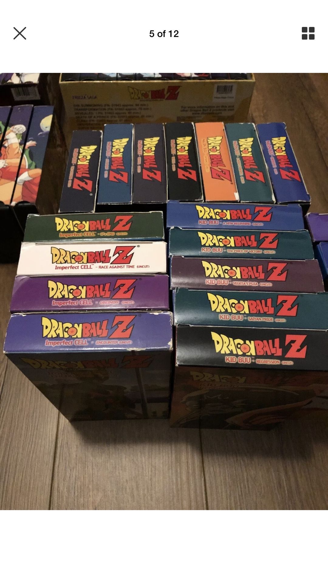 Dragon Ball Z: Frieza Saga Namek Saga Set Lot VHS Open Complete Sets  704400023132