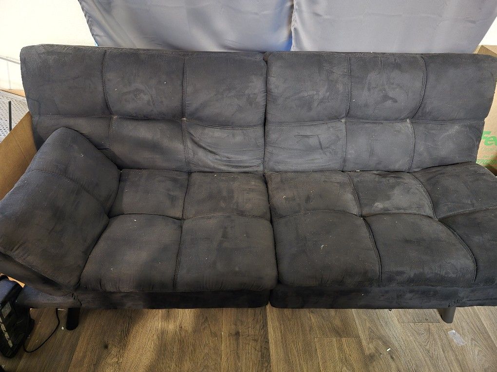 Black Cloth Futon