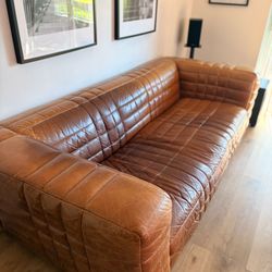 Leather Couch $280 *READ DESCRIPTION*
