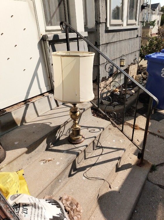 Brass Lamp 35 Tall Electric Kenosha Works