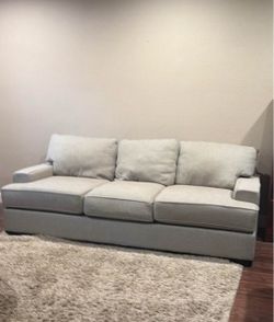 Beautiful whiteish/grey sofa couch