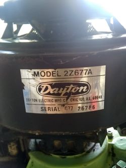 Dayton model#2Z677A