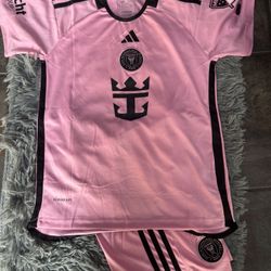 Inter Miami Messi Kids Soccer Jersey 