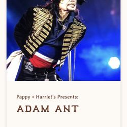 Adam Ant In Joshua Tree! (Sold Out Show)