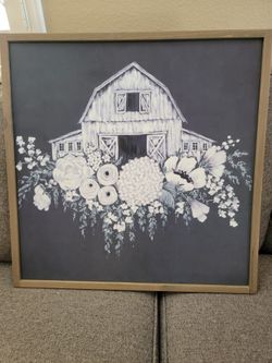 Black Barn Wall Frame