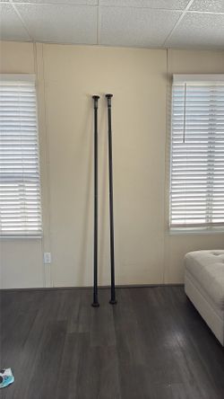 Long curtain rods