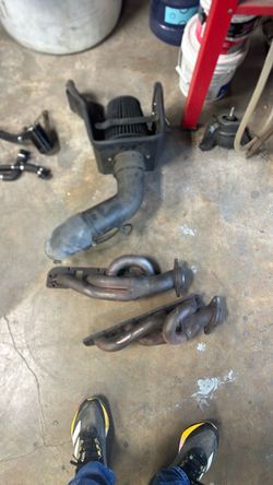 Performance exhaust manifold& air intake