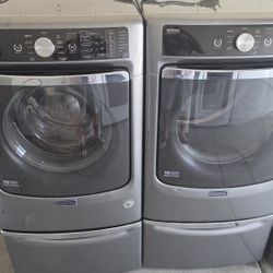 Set Maytag Power Washer And Dryer Electric Steam