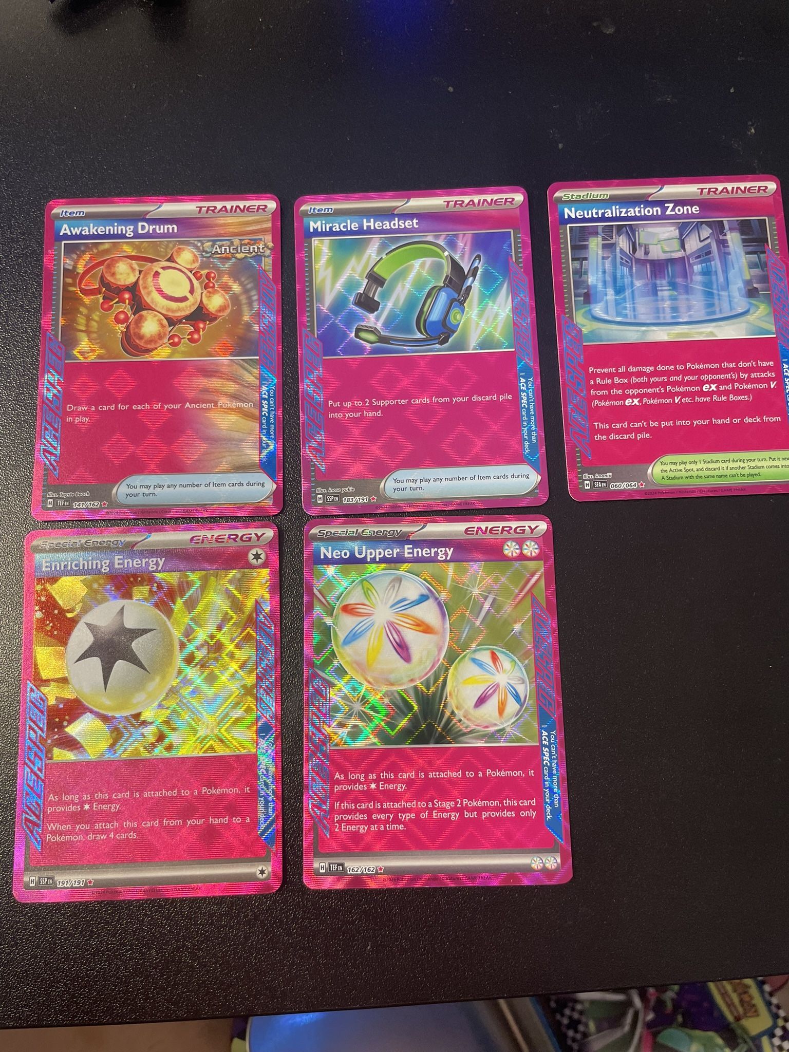 Rare Pokemon Trainer Cards