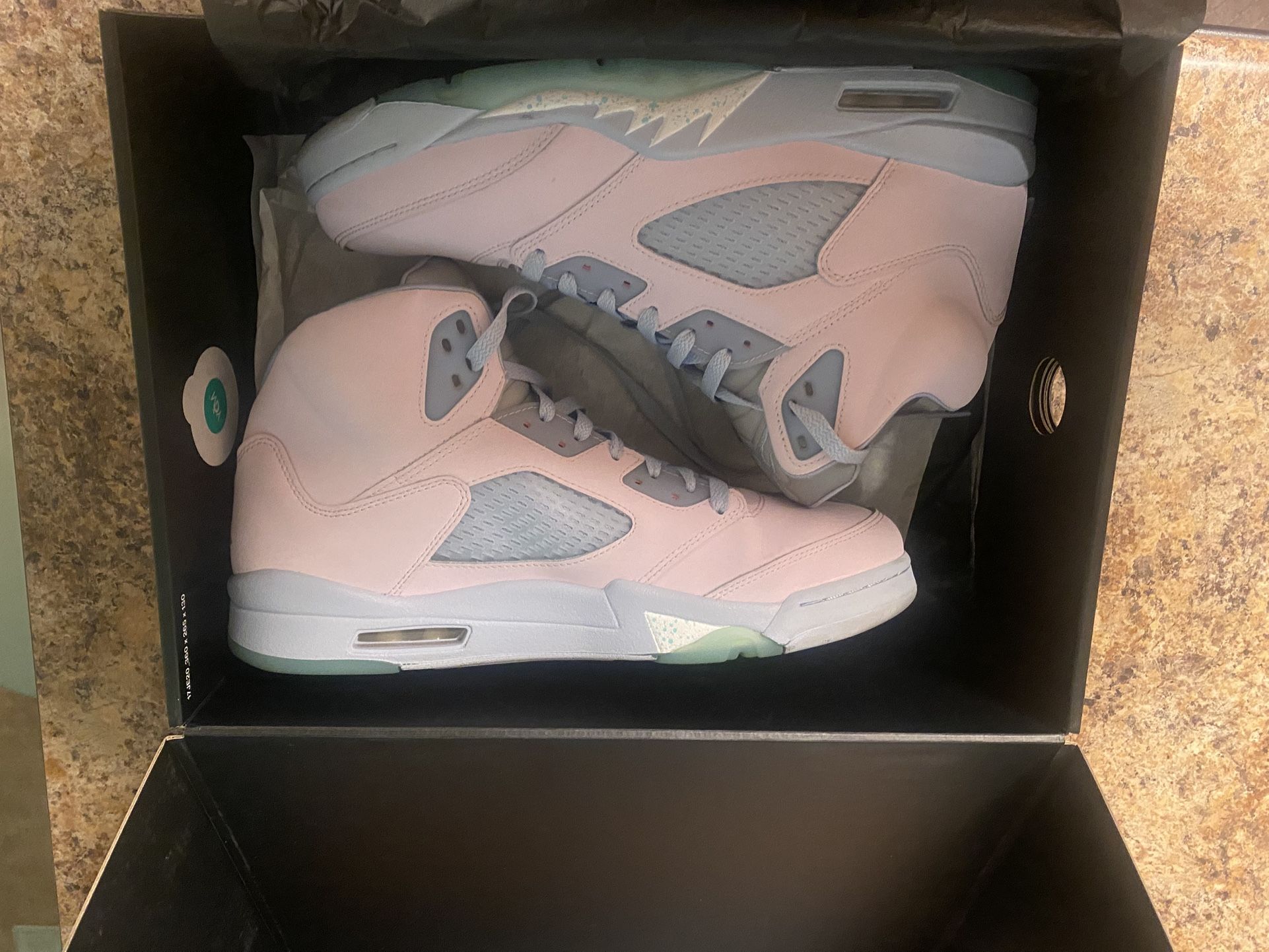 Easter Pink retro Jordan 5s
