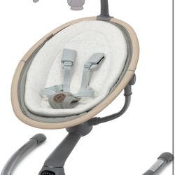 New! Maxi-Cosi Cassia Baby Swings for Infants: Smart Portable Baby Swing with Music, Lightweight