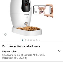 Smart Pet Camera with Treat Dispenser & Tossing, Dog Cat Camera, 2.4G WiFi,  1080P Night Vision Camera, Live Video, 2 Way Audio Communication Designed  for Dogs and Cats (HONGSA Pet Camera) 