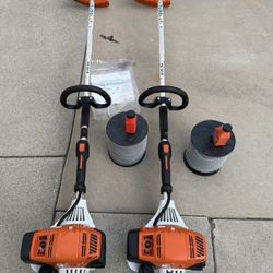 2 STIHL fs 131 Weed Eaters/ MS 250 Chainsaw 