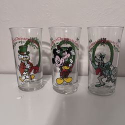 Vintage Disney Glass Ware 