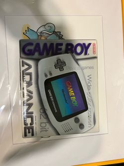 Game Boy Advance Complete in box CIB with manual arctic white