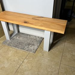 Indoor Natural Stain Bench