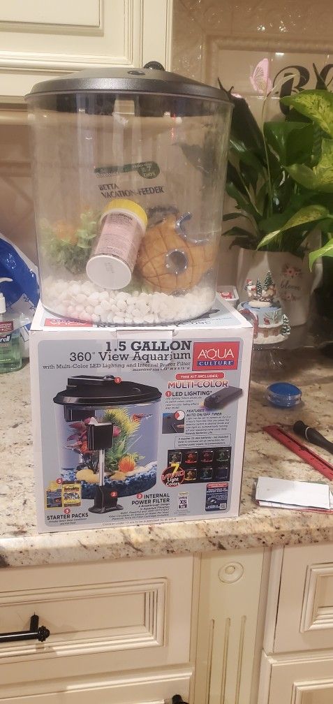1.5 Gallon Fish Tank