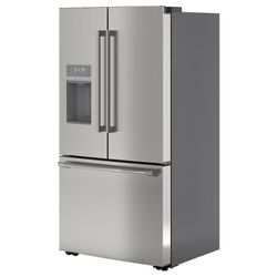 French door refrigerator, stainless steel color/counter-depth, 22.6 cu.ft