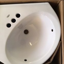 American Standard - Cornice Bathroom Sink With Pedestal