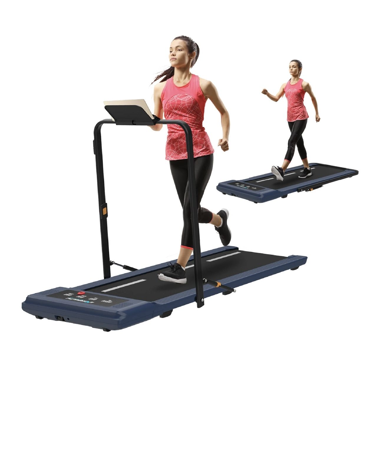 Exerpeutic SuperMax 400 LBS. Weight Capacity Treadmill |2 -in- 1 Under Desk Treadmill|Walking Pad|