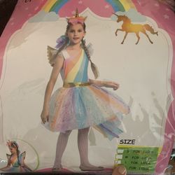 Unicorn costume 8 year old new $15