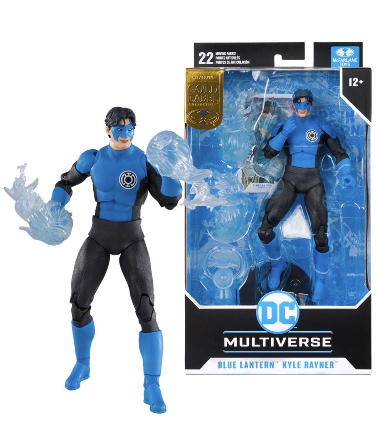McFarlane Toys DC Multiverse - Blue Lantern (Kyle Rayner) Gold Label Exclusive 7" Action Figure McFarlane Toys Store Exclusive