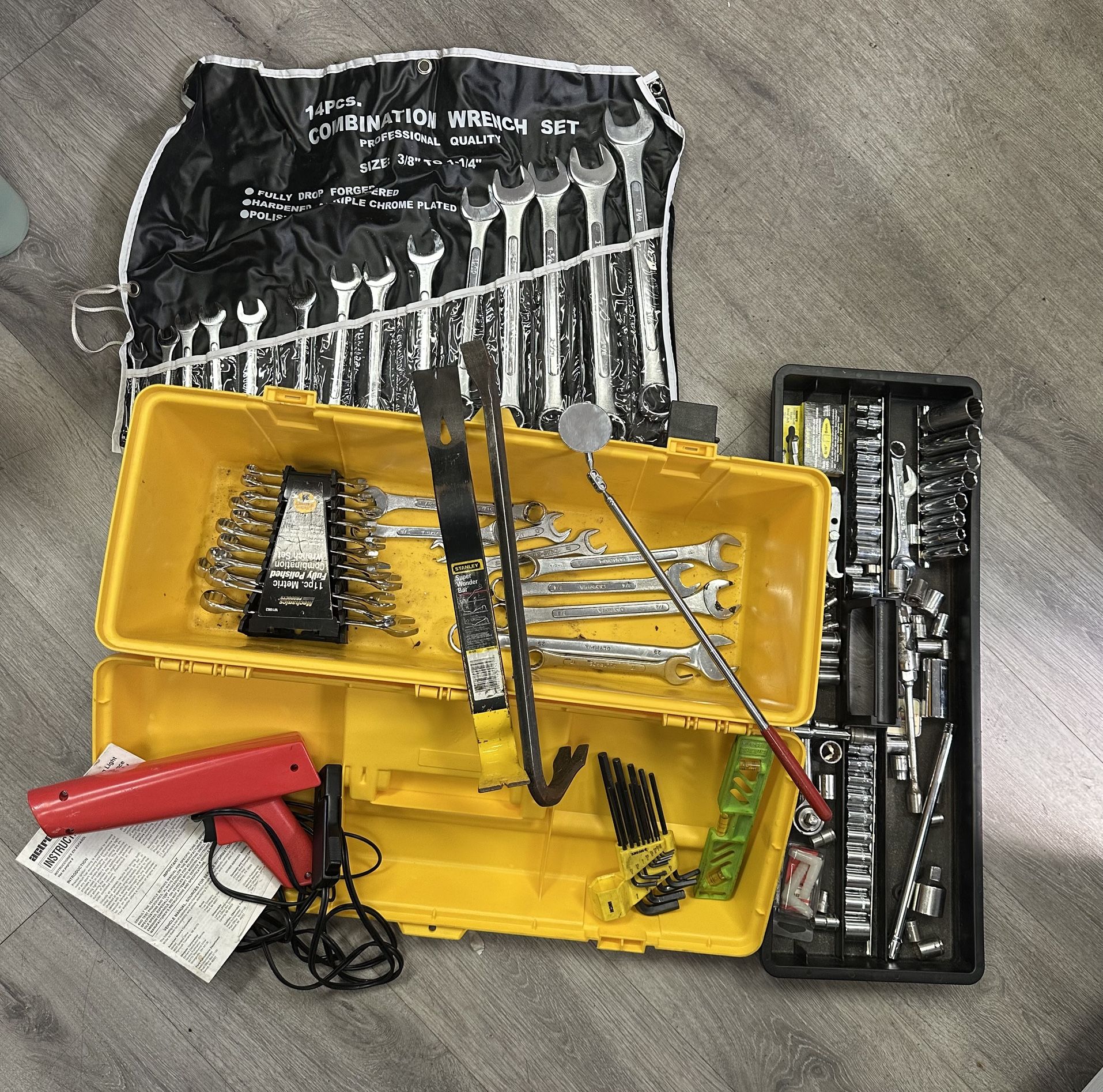 Assorted Tools & Tool Box - 40+ pieces, PRICE REDUCED