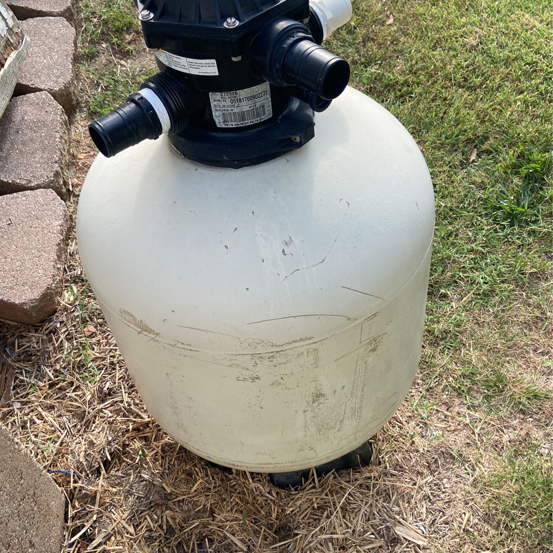 Tagelus High Rate Sand Filter For Swimming Pools Or Spas Residential Or Public Use. Make Offer!