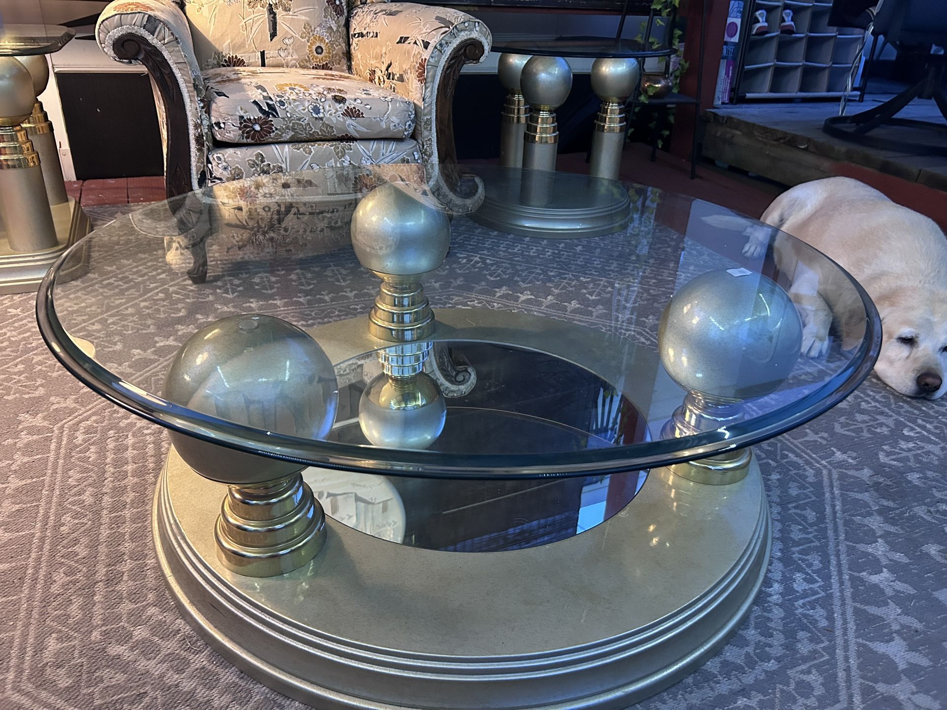 Elegant 4 Piece Table Set