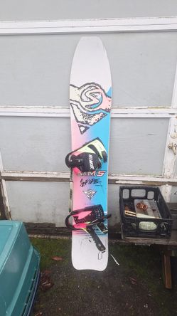VINTAGE 1988 SIMS 162.5 cm. HALF 1/2 PIPE FREESTYLE KEVLAR 1625 $100 BUCKS 