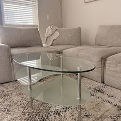 Modern Glass Coffee Table (3-Tier)