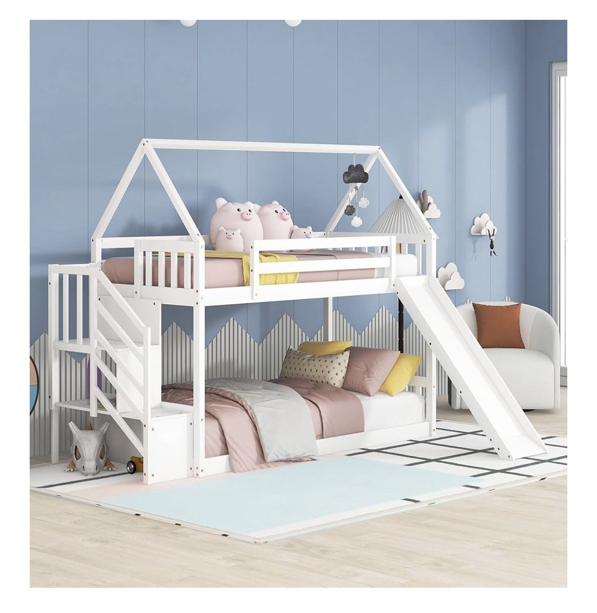 Bunk Bed W/slide