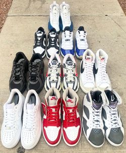 Nike and Jordan size 7.5 8 8.5 9.5