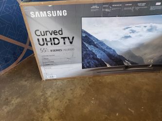 TV Samsung 55", 4k, Curved, NU8500, 240 Hz, Dynamic Cristal Color, Excellent