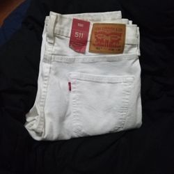 Levis WHITE 511 33x34