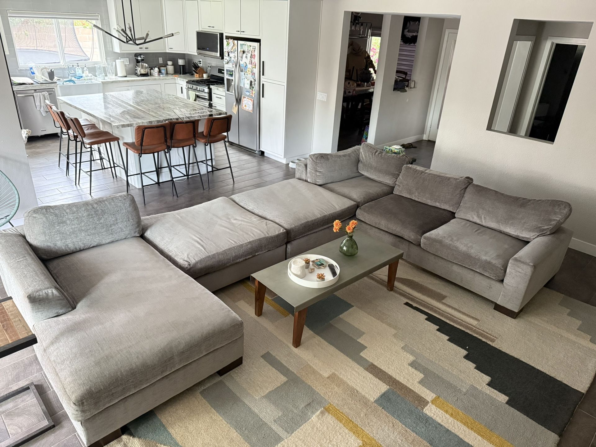 Large family room couch