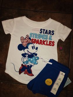 4th of July Outfit - 2T - Separates - $10 BOTH!