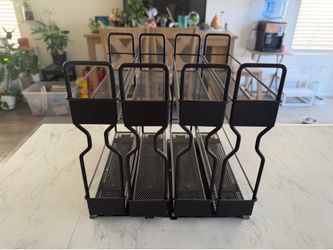 4- Sliding pull out spice rack- New