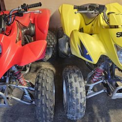 2007 Suzuki Z250  And 2004 Honda 250ex 