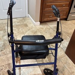 Drive Rolling Walker with Seat